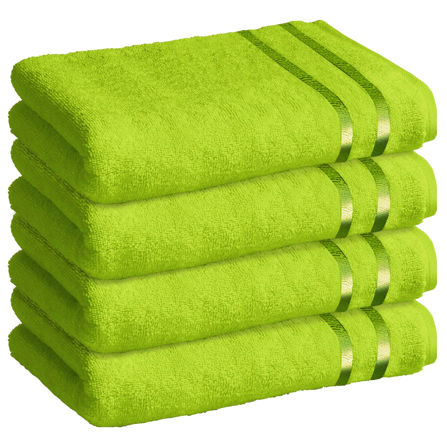 Premium Luxury Bath Towel – Lime Green