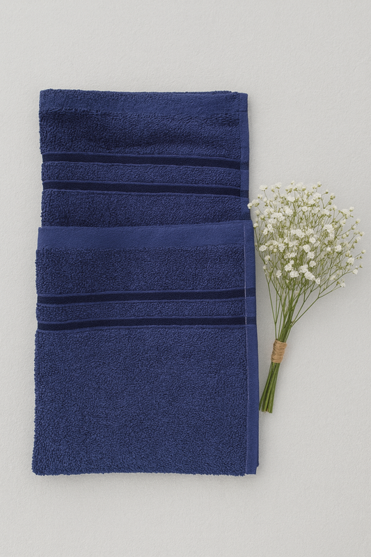 Navy Blue Hand Towel