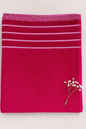 Berry Pink Textured Bath Towel