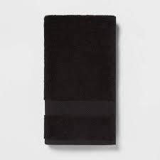 Premium Soft Hand Towel – Black